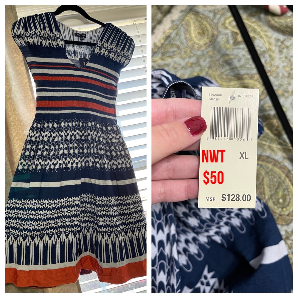Blue/Orange Dress